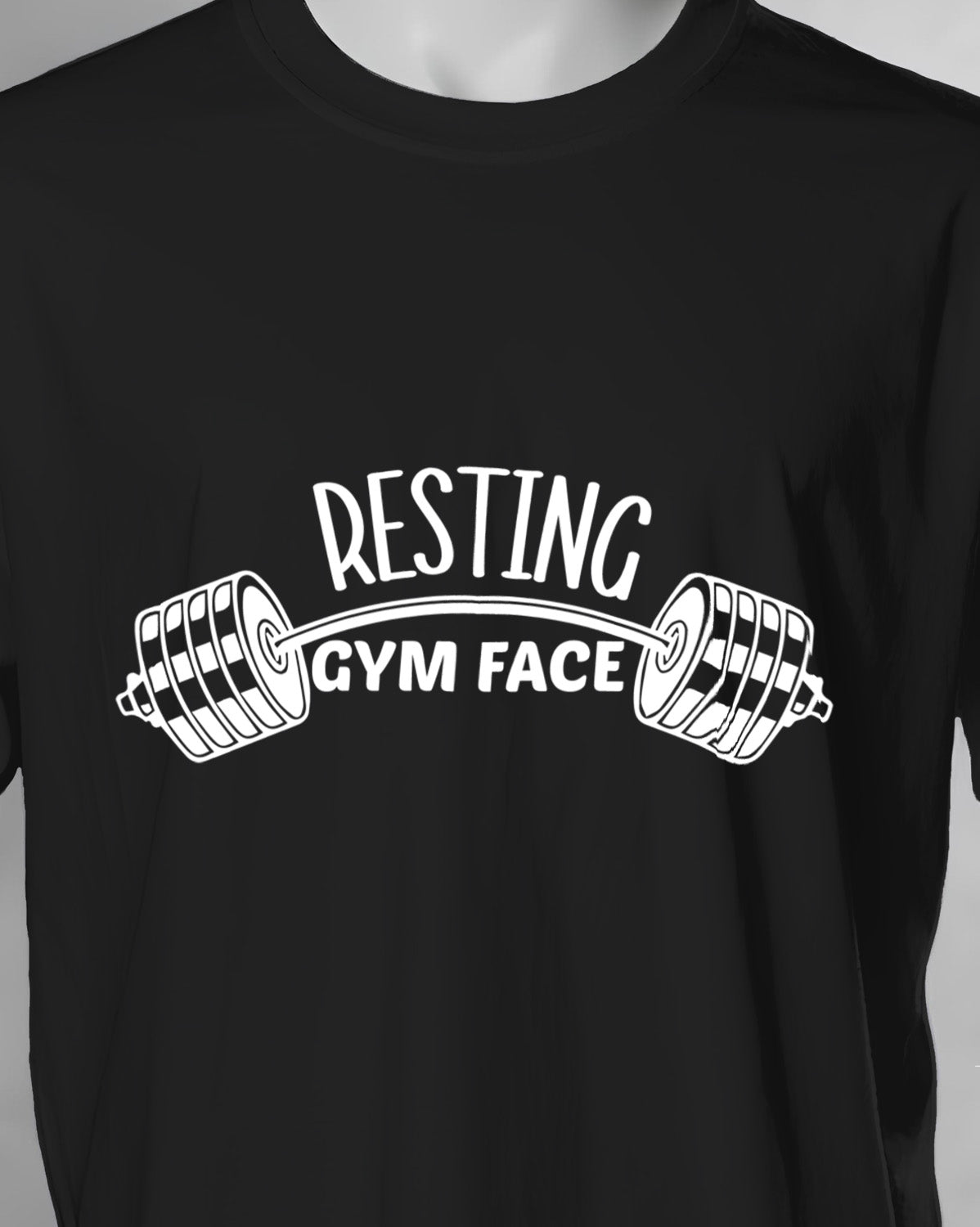 Unisex Motivation Tee | Resting Gym Face