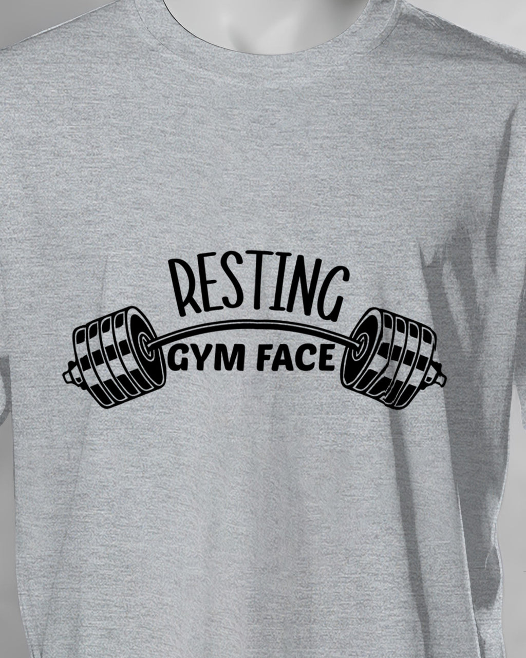 Unisex Motivation Tee | Resting Gym Face