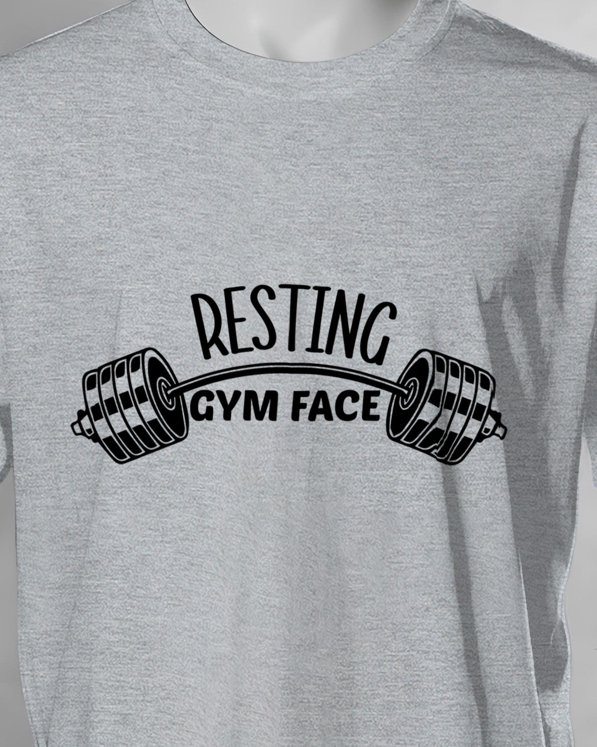 Unisex Motivation Tee | Resting Gym Face