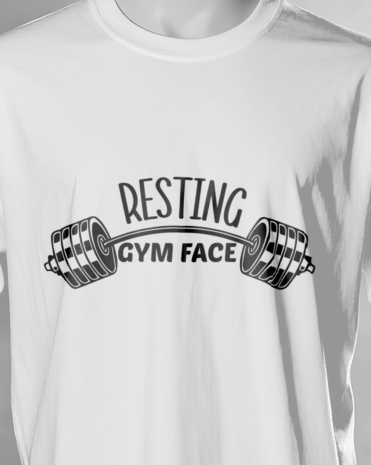 Unisex Motivation Tee | Resting Gym Face