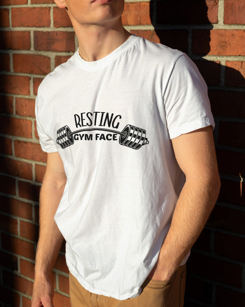 Unisex Motivation Tee | Resting Gym Face