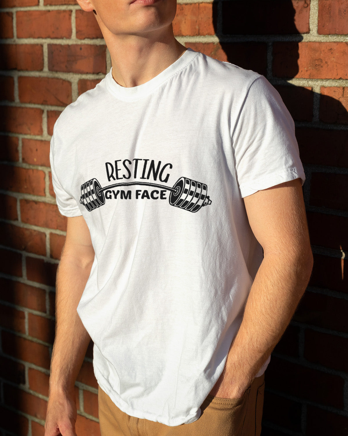 Unisex Motivation Tee | Resting Gym Face