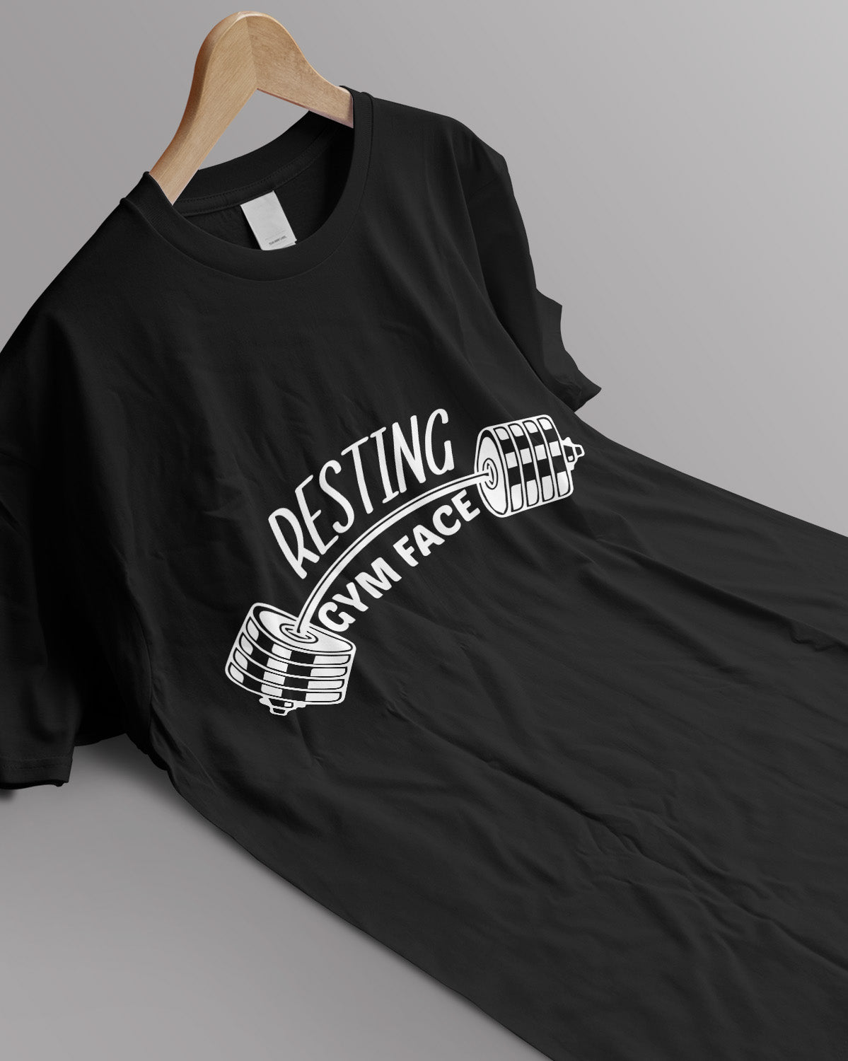 Unisex Motivation Tee | Resting Gym Face