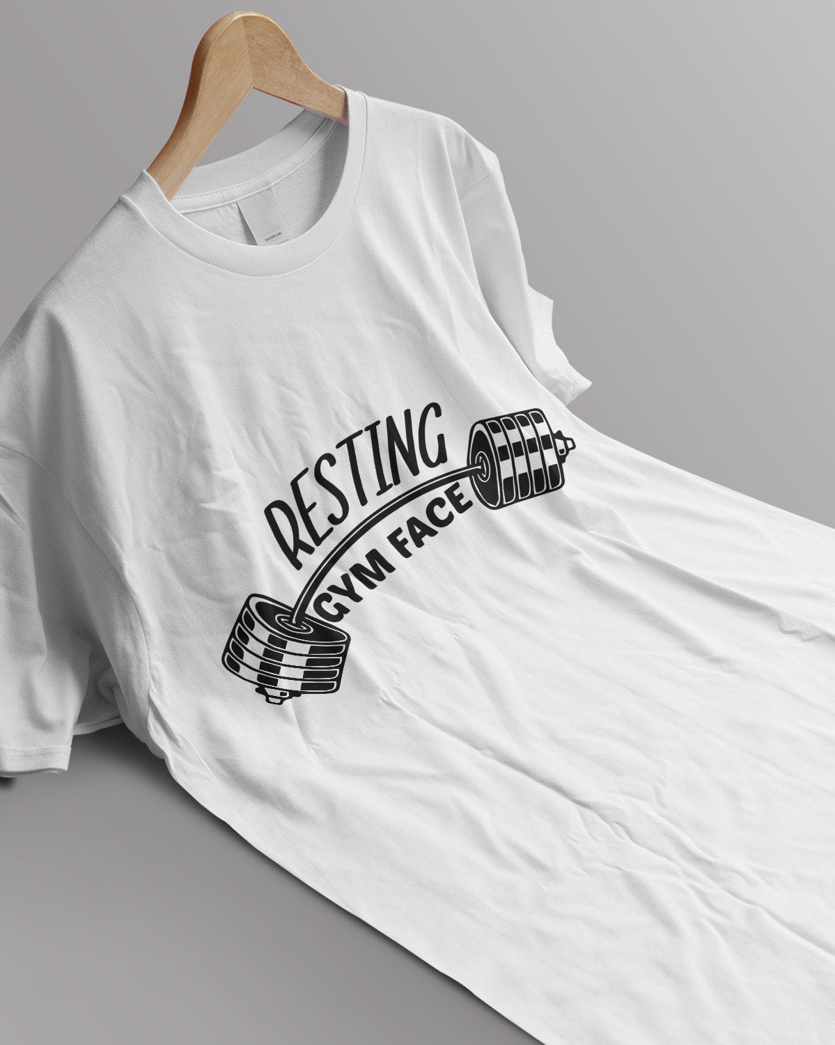 Unisex Motivation Tee | Resting Gym Face