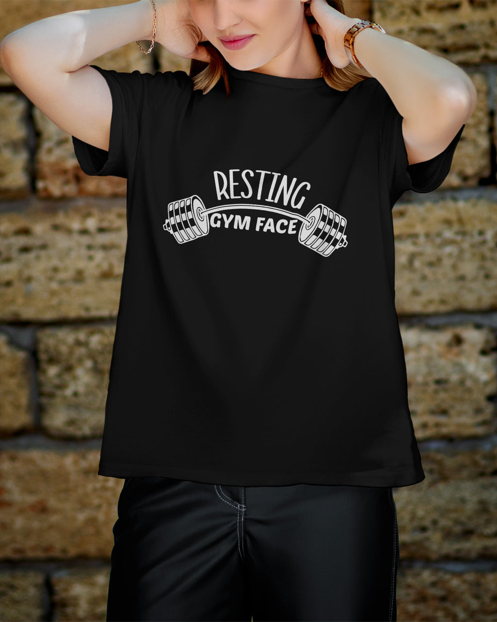 Unisex Motivation Tee | Resting Gym Face