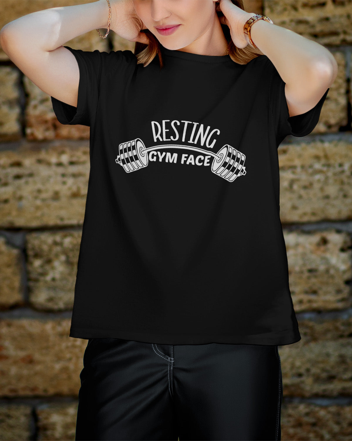 Unisex Motivation Tee | Resting Gym Face