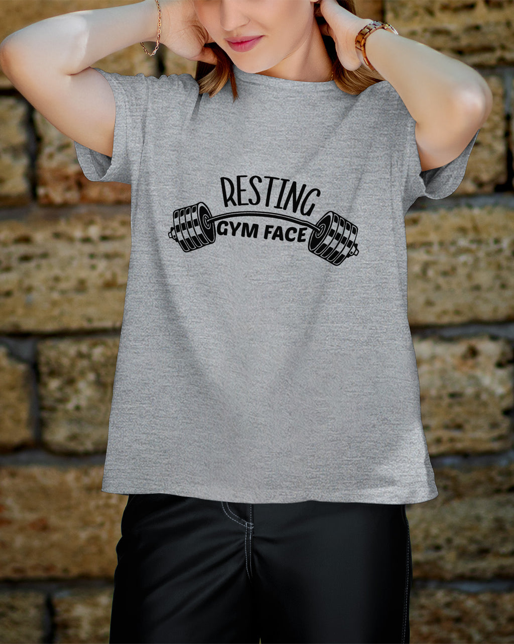 Unisex Motivation Tee | Resting Gym Face