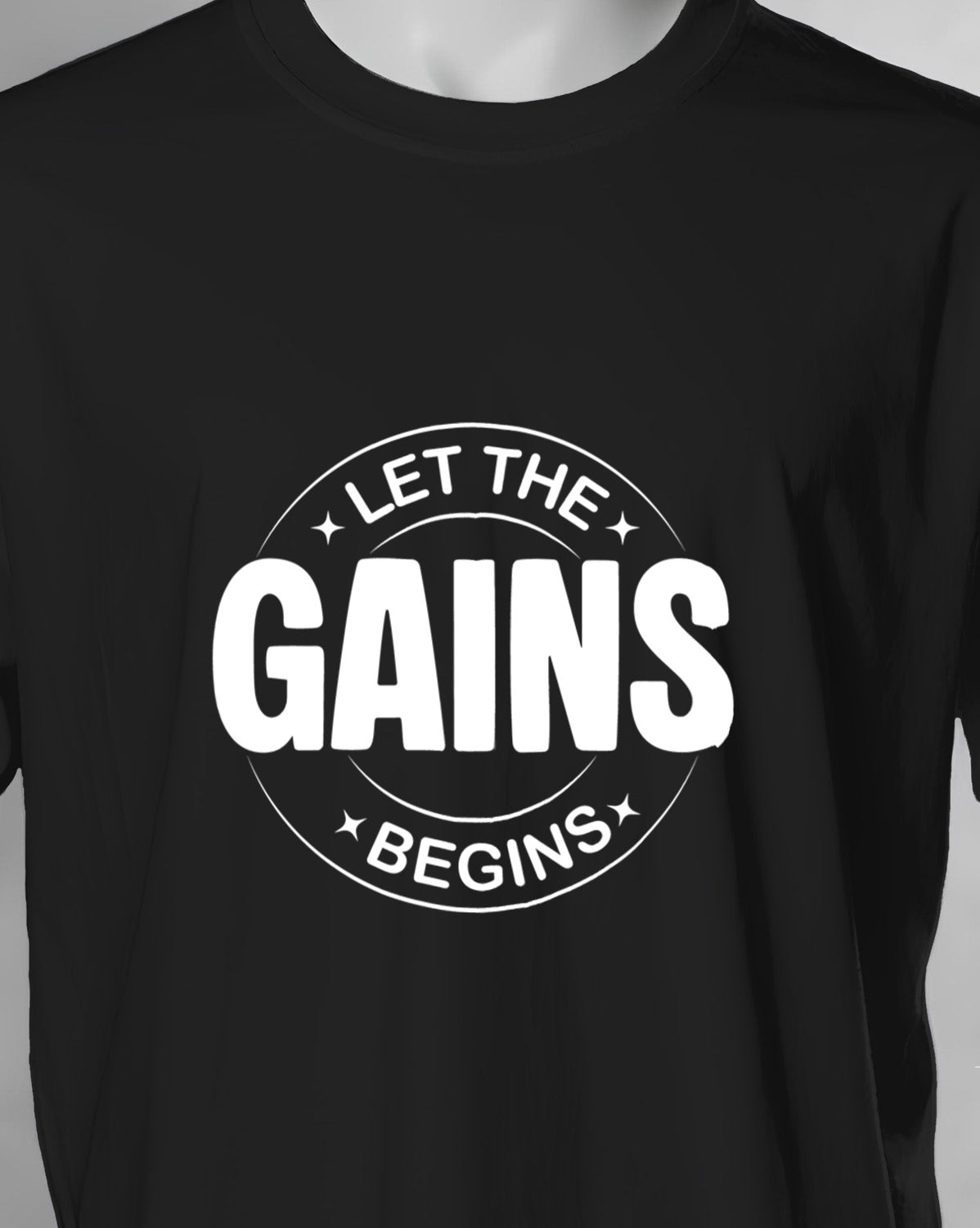 Unisex Motivation Tee | Let The Gains Begins