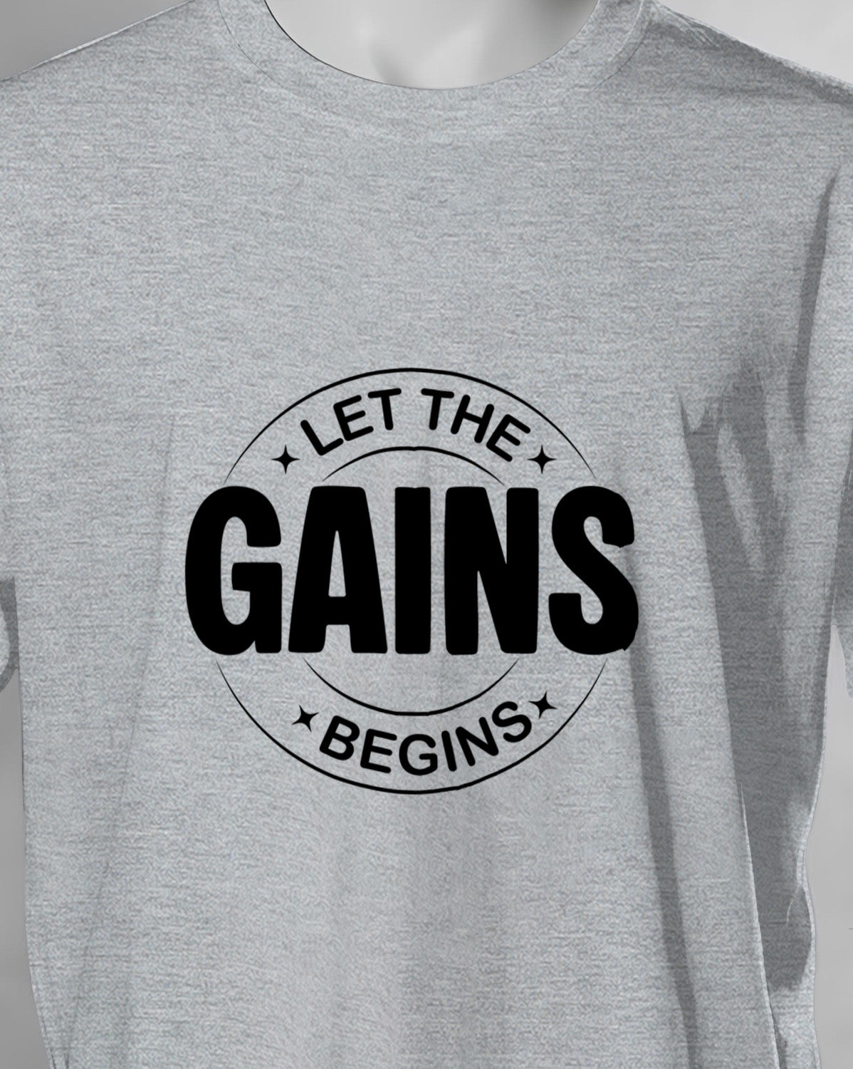Unisex Motivation Tee | Let The Gains Begins
