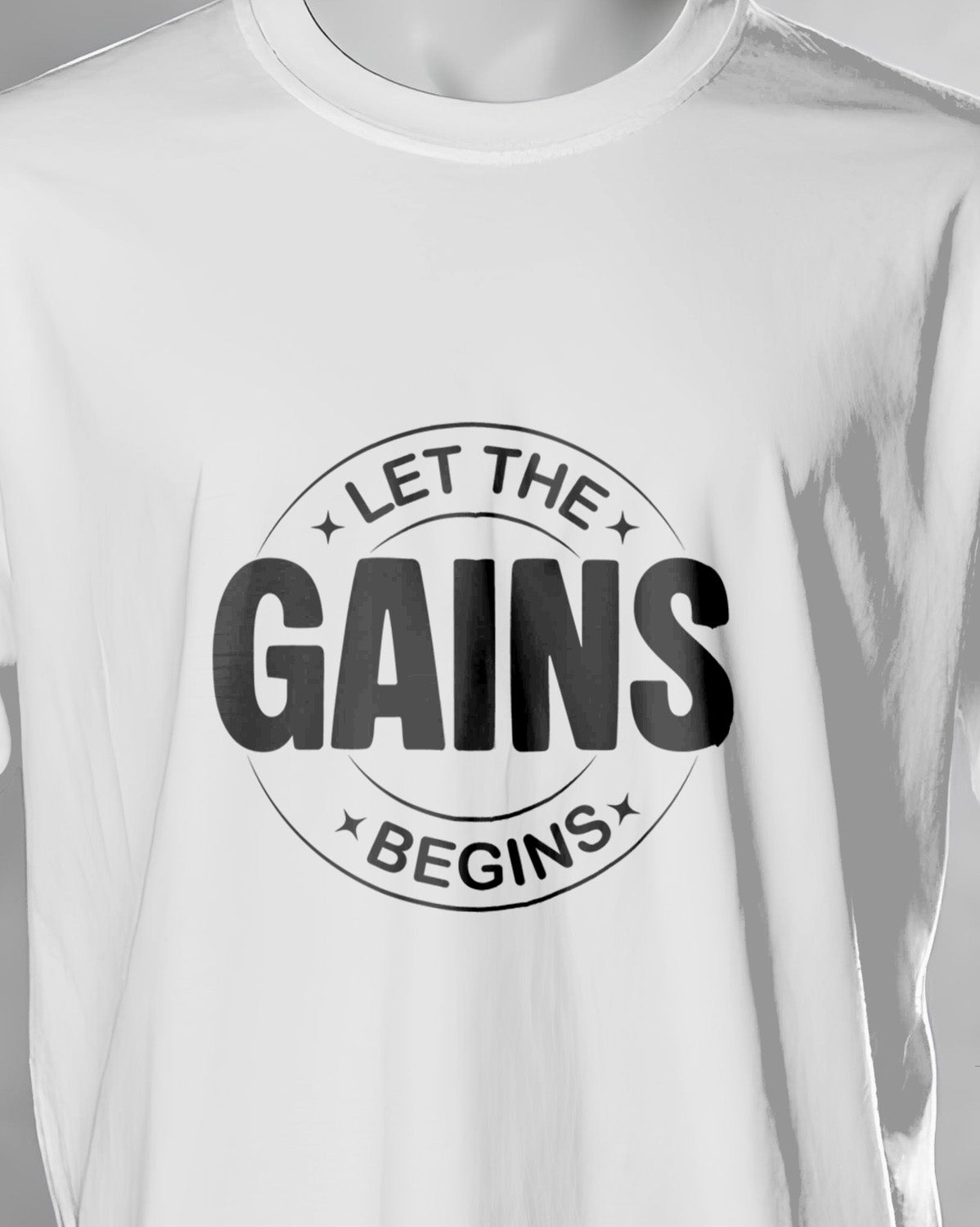 Unisex Motivation Tee | Let The Gains Begins
