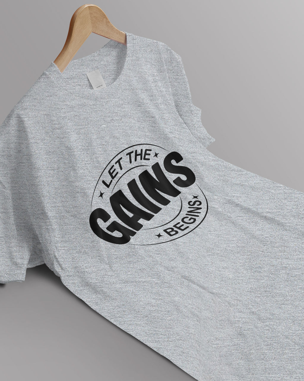 Unisex Motivation Tee | Let The Gains Begins
