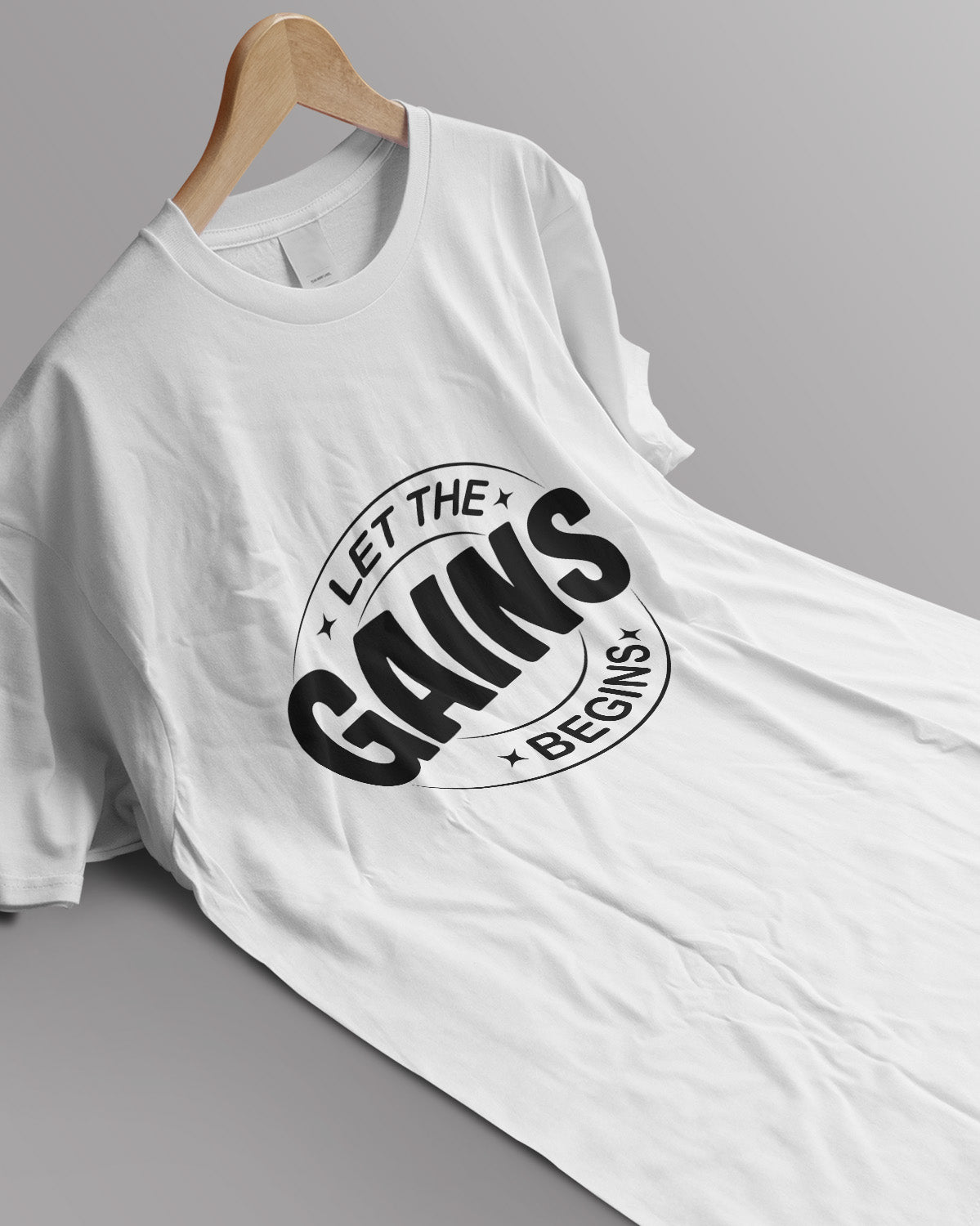 Unisex Motivation Tee | Let The Gains Begins