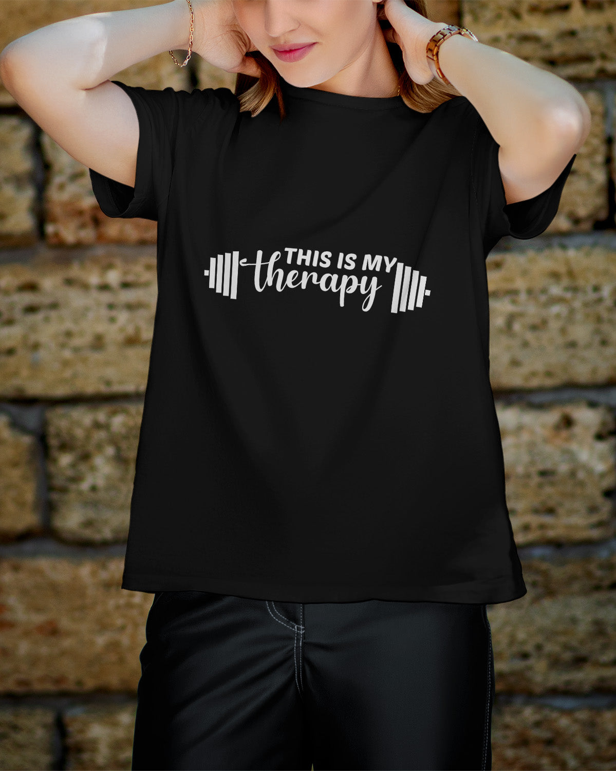 Unisex Motivation Tee | This Is My Therapy