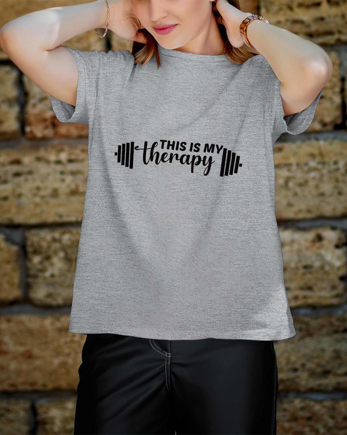 Unisex Motivation Tee | This Is My Therapy