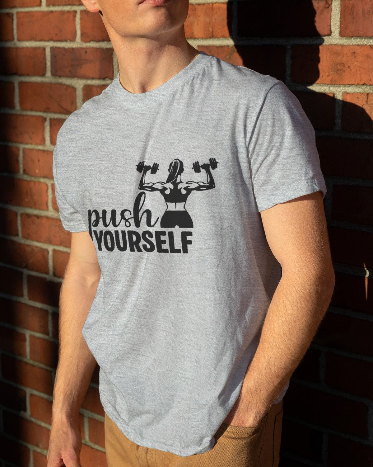 Unisex Motivation Tee | Push Yourself