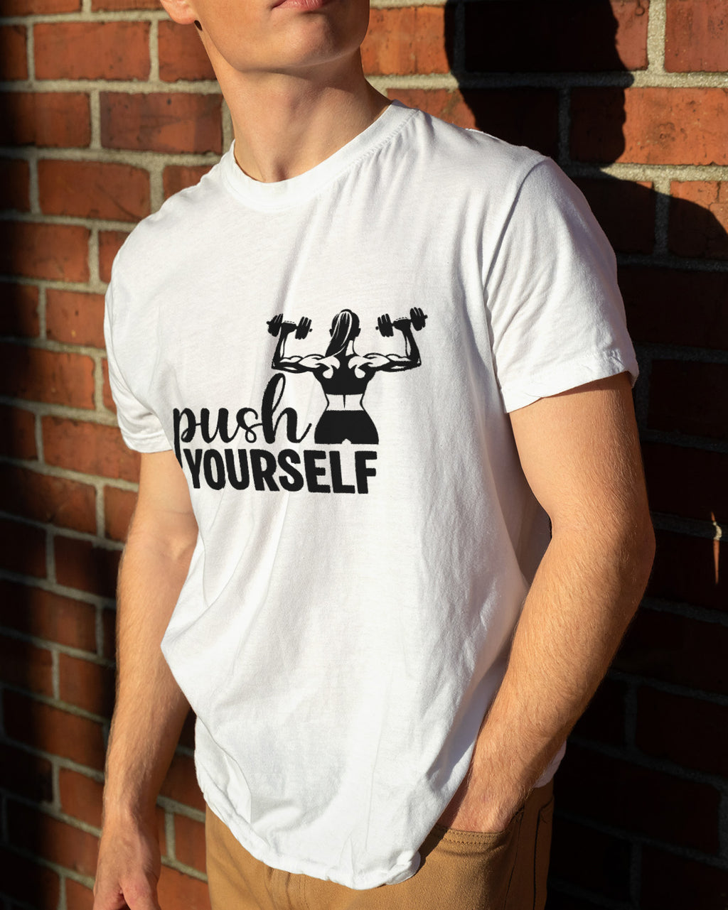 Unisex Motivation Tee | Push Yourself