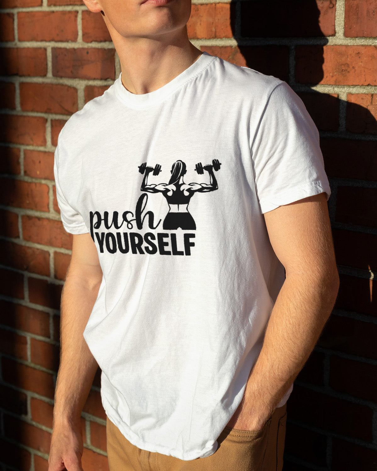 Unisex Motivation Tee | Push Yourself
