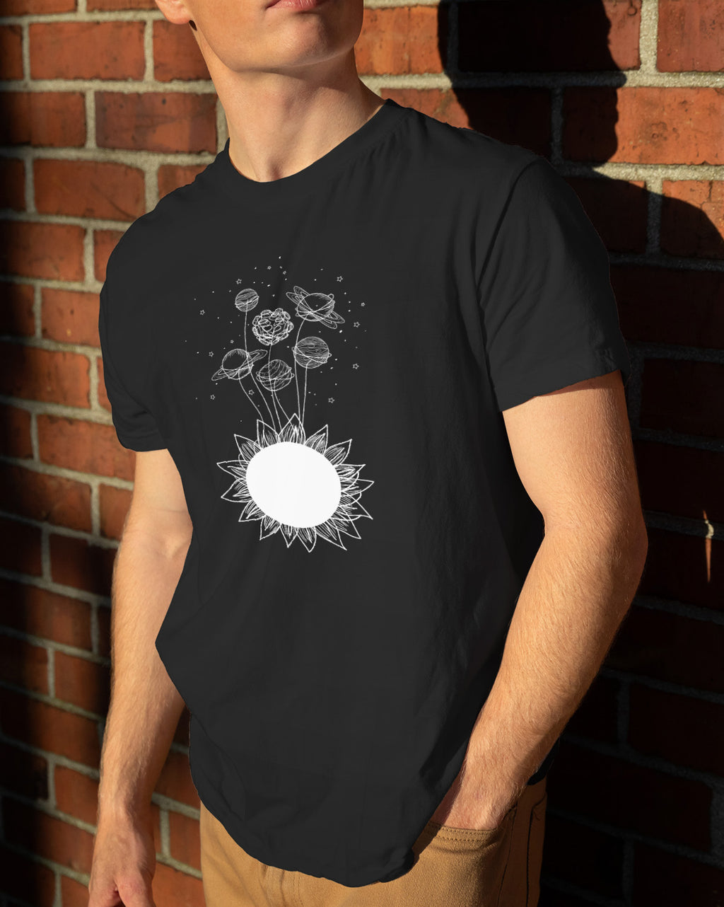 Unisex Astro Tee | Planet Flower