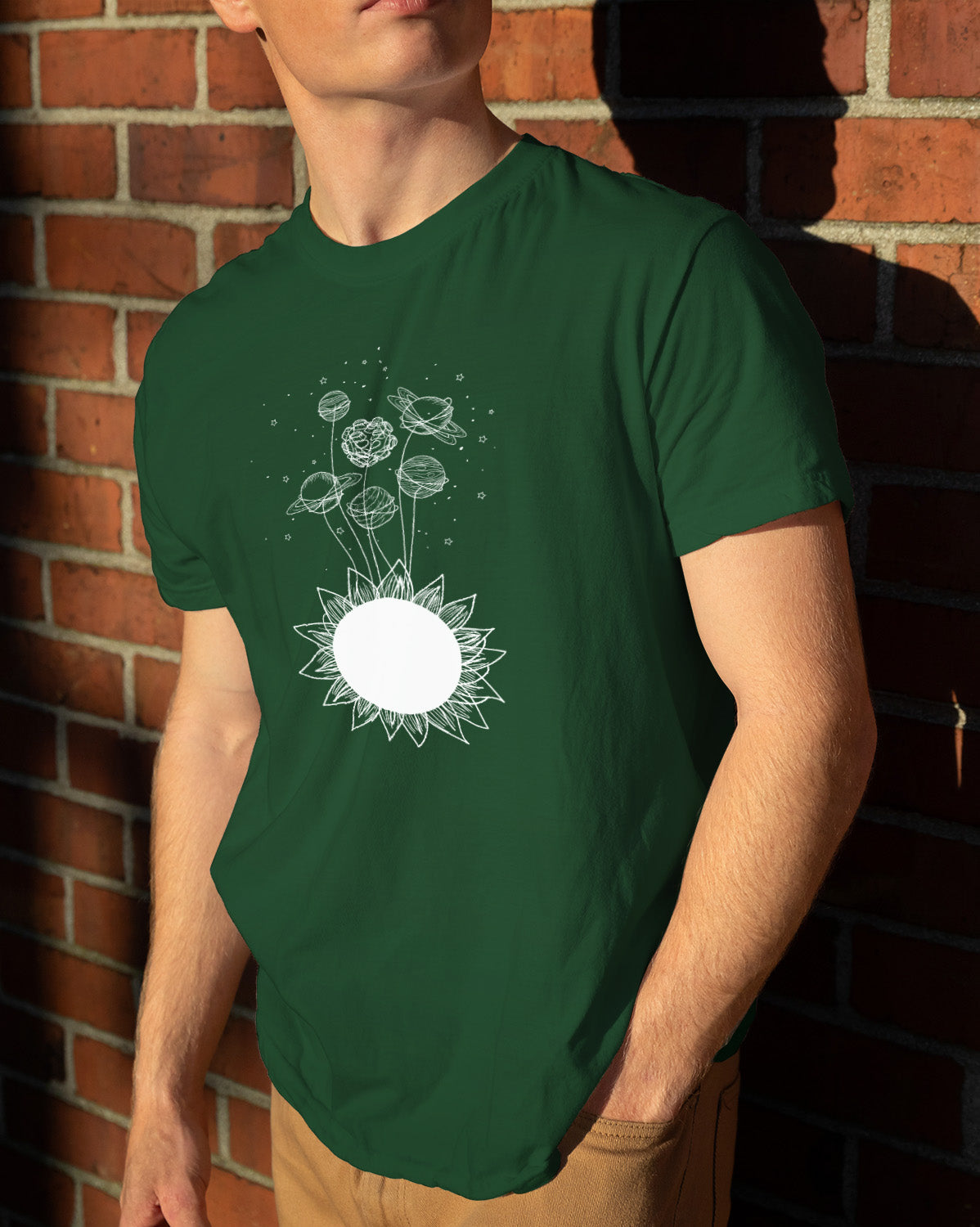 Unisex Astro Tee | Planet Flower