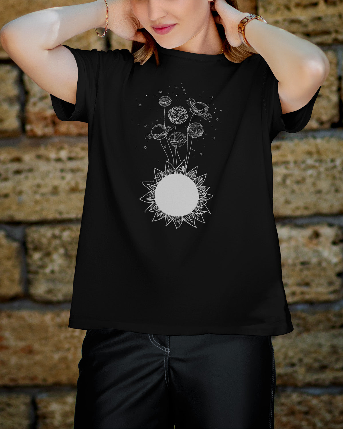 Unisex Astro Tee | Planet Flower