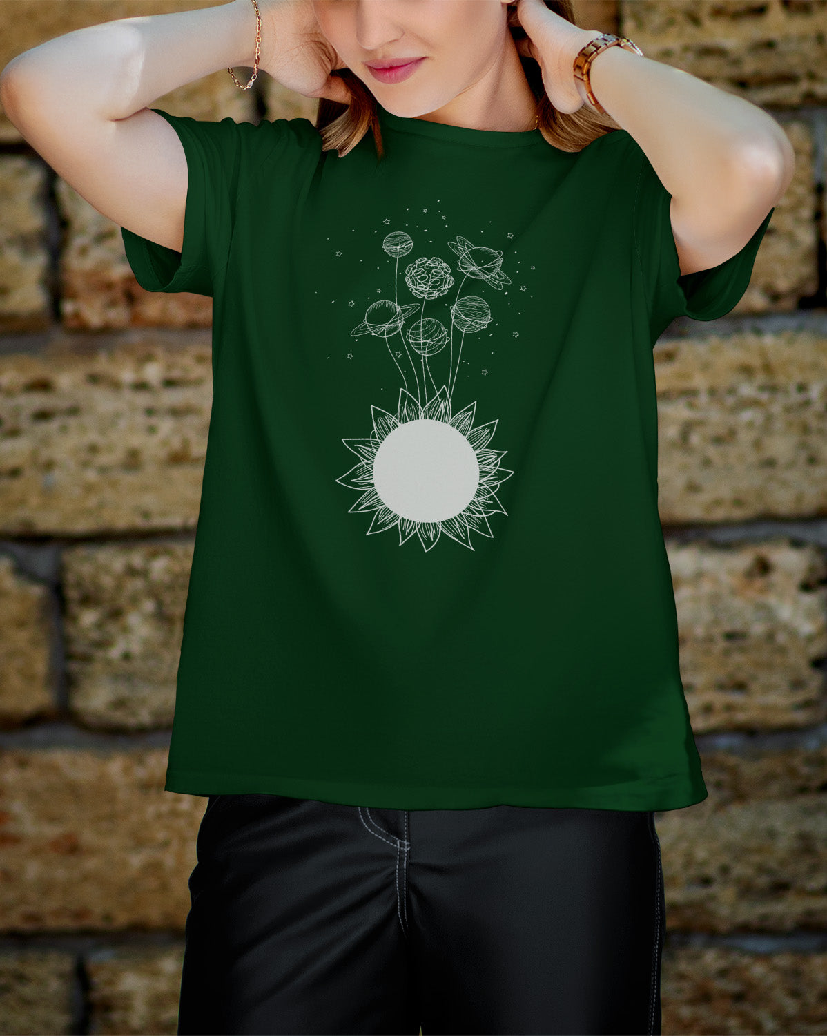 Unisex Astro Tee | Planet Flower