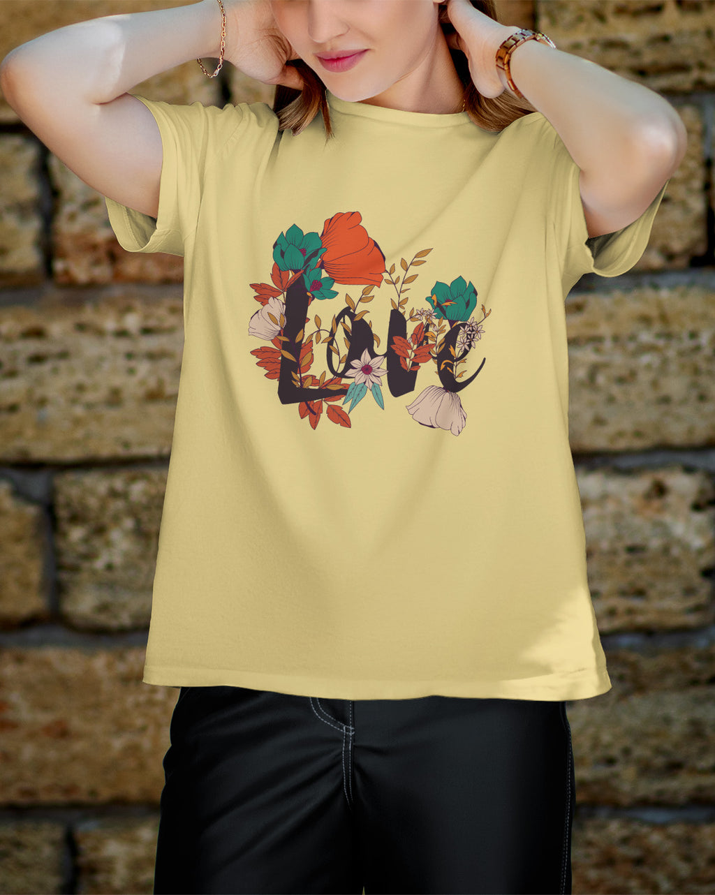 Unisex Floral Tee | Love