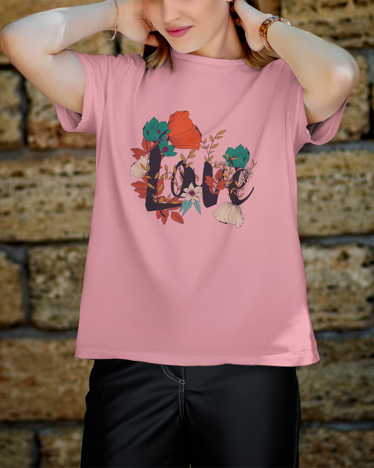 Unisex Floral Tee | Love