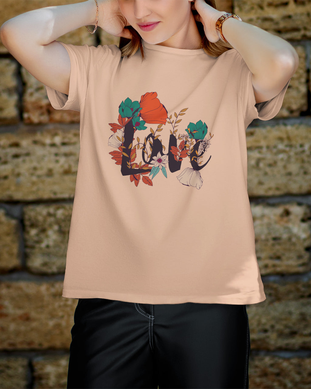 Unisex Floral Tee | Love