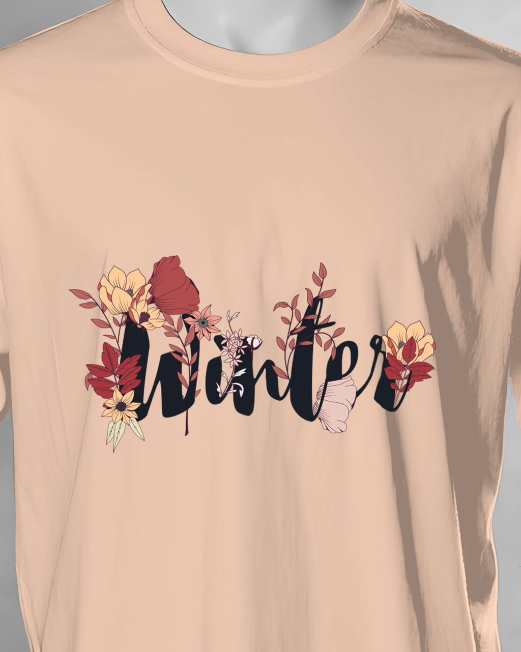 Unisex Floral Tee | Winter