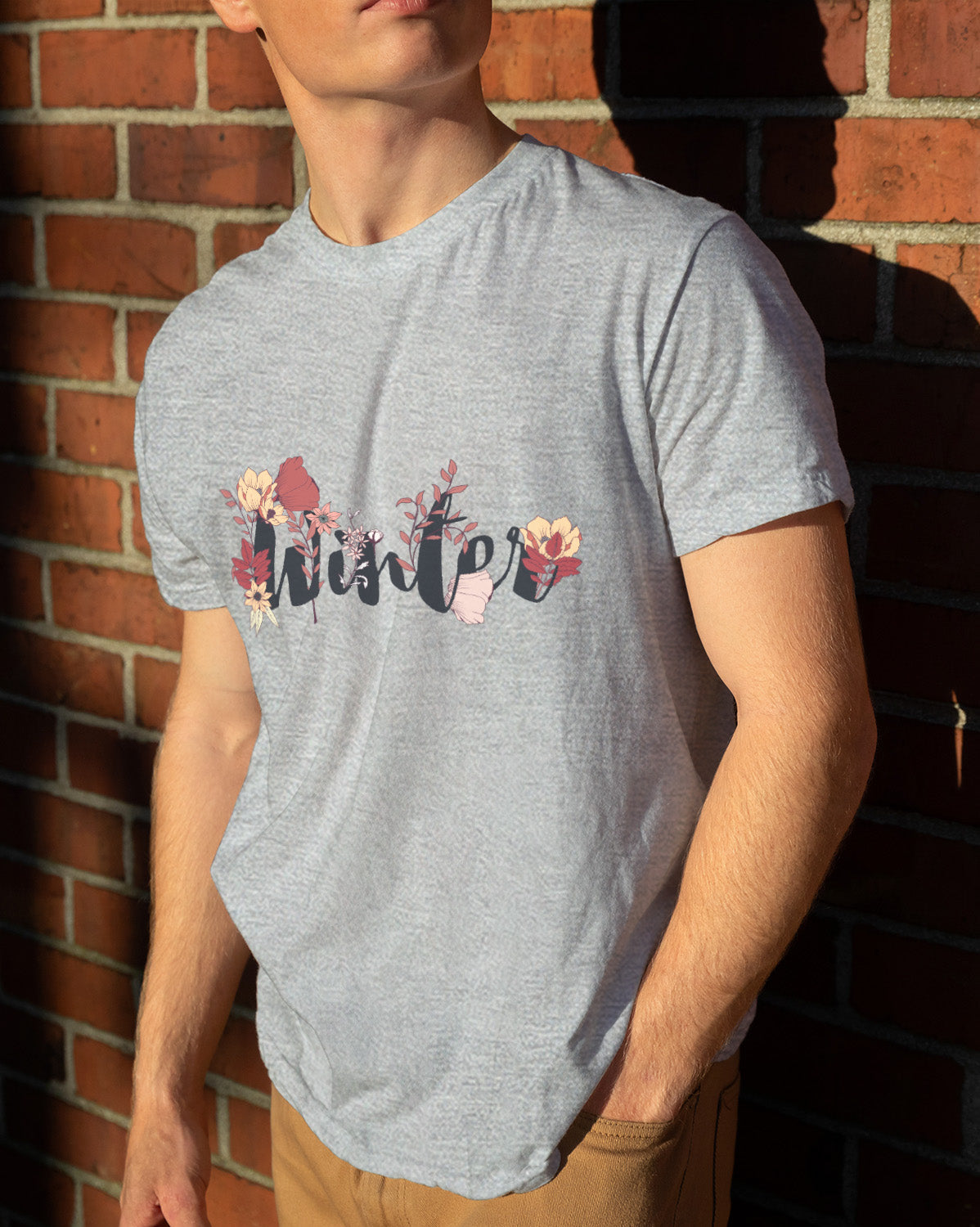 Unisex Floral Tee | Winter