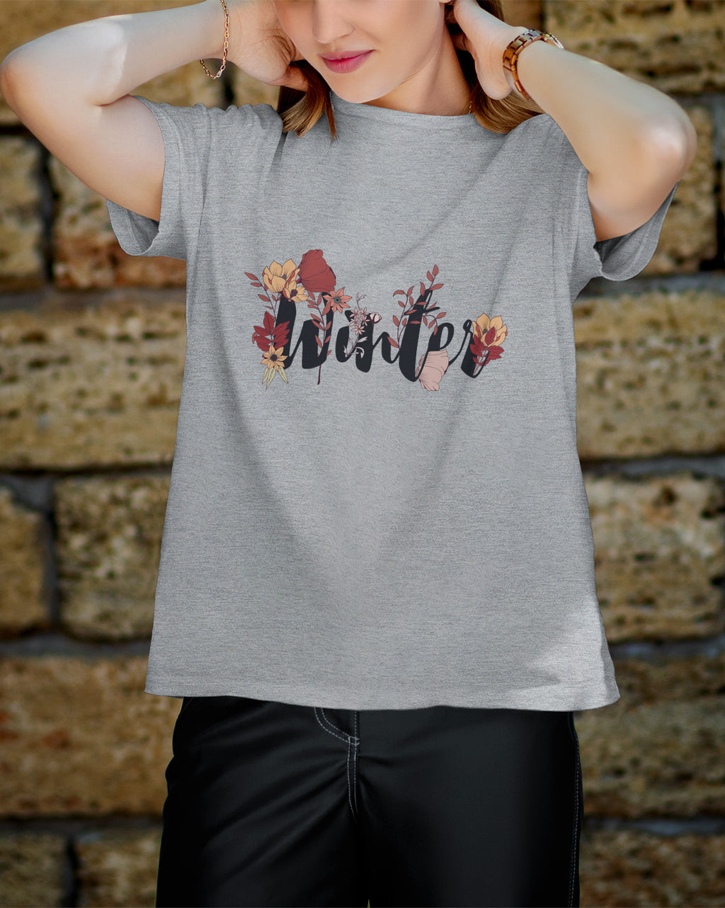 Unisex Floral Tee | Winter