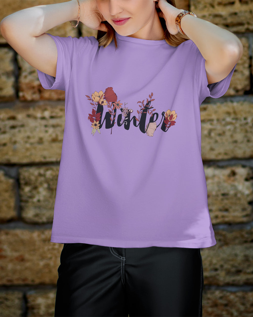 Unisex Floral Tee | Winter