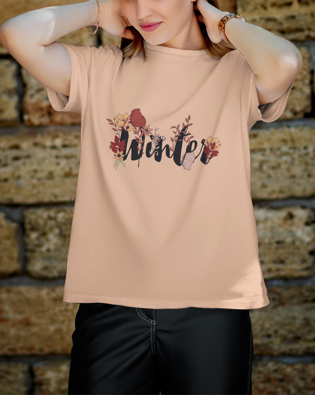 Unisex Floral Tee | Winter