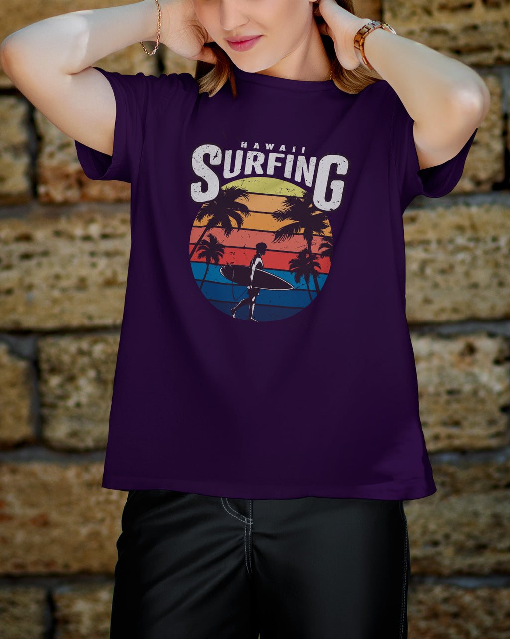 Unisex Retro Tee | Surfing