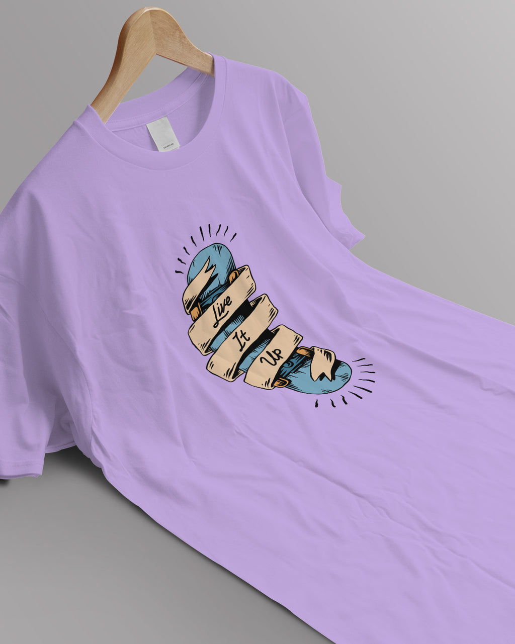 Unisex Retro Tee | Live It Up