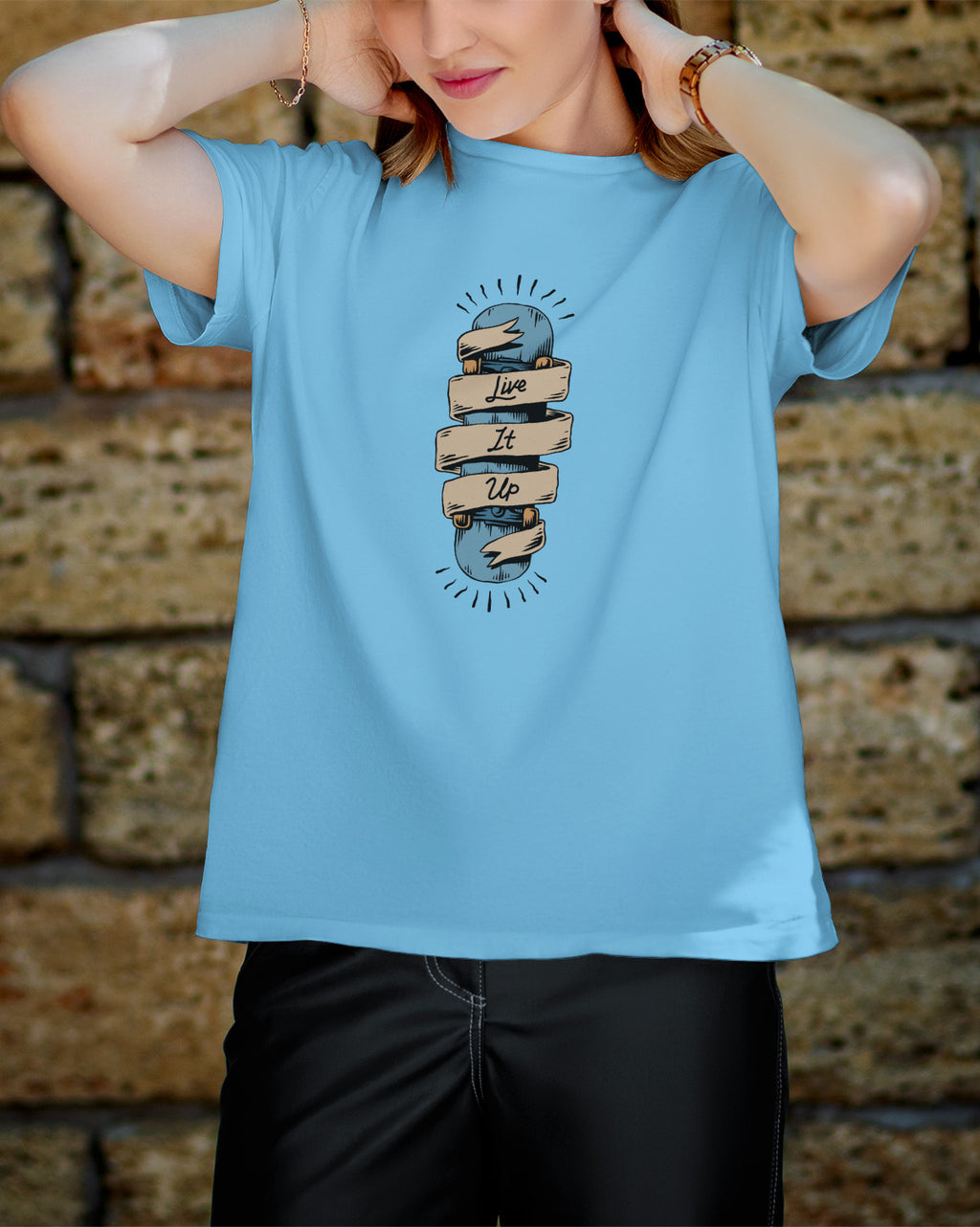 Unisex Retro Tee | Live It Up