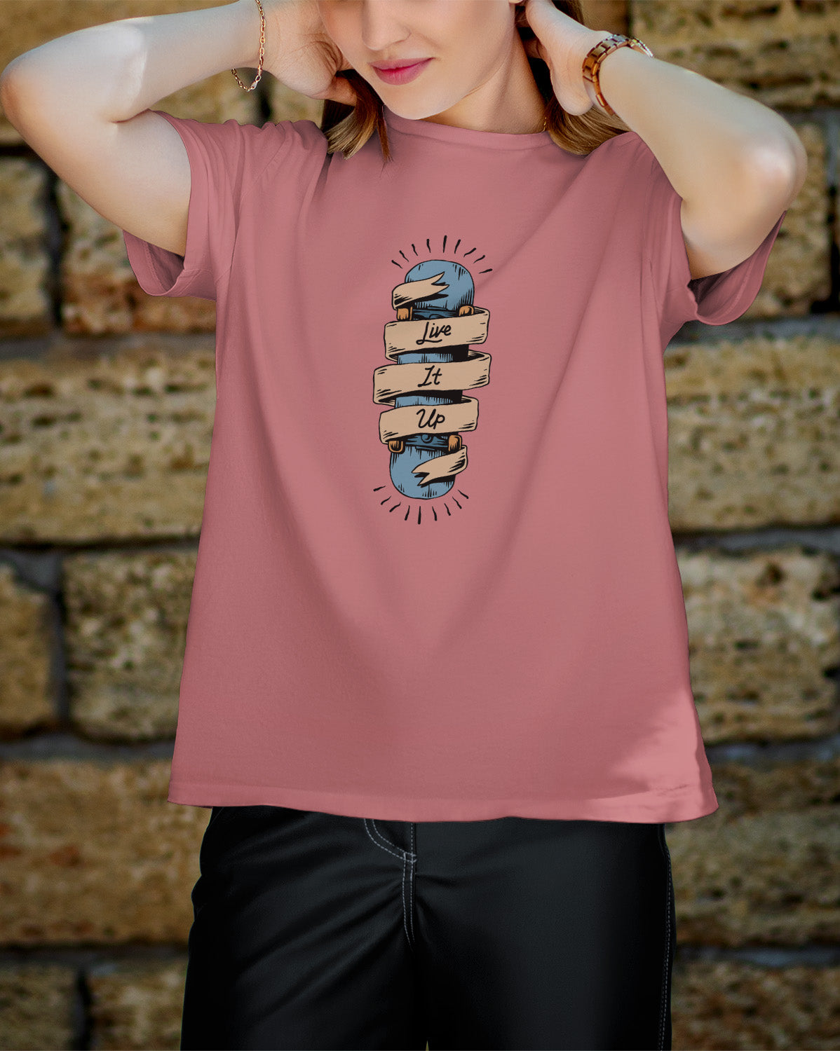 Unisex Retro Tee | Live It Up