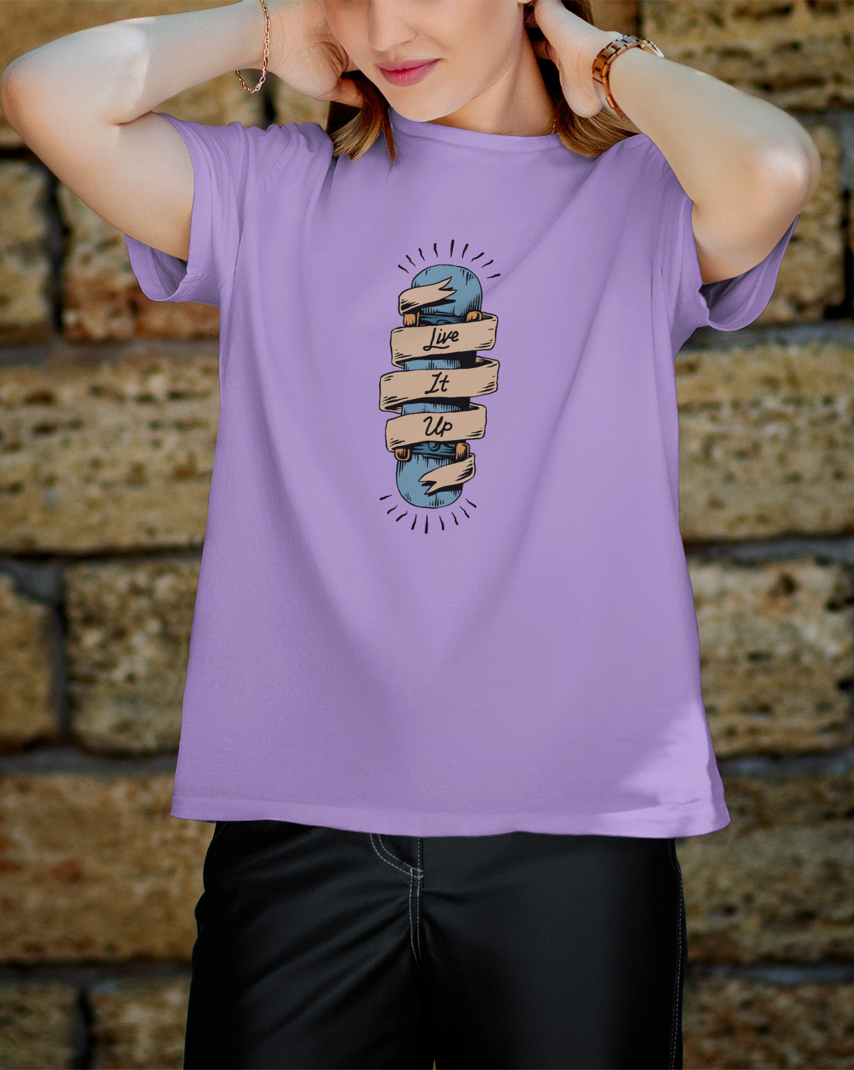 Unisex Retro Tee | Live It Up